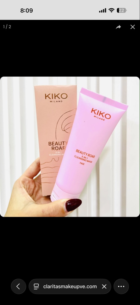 KIKO Beauty Roar Exfoliante rosa