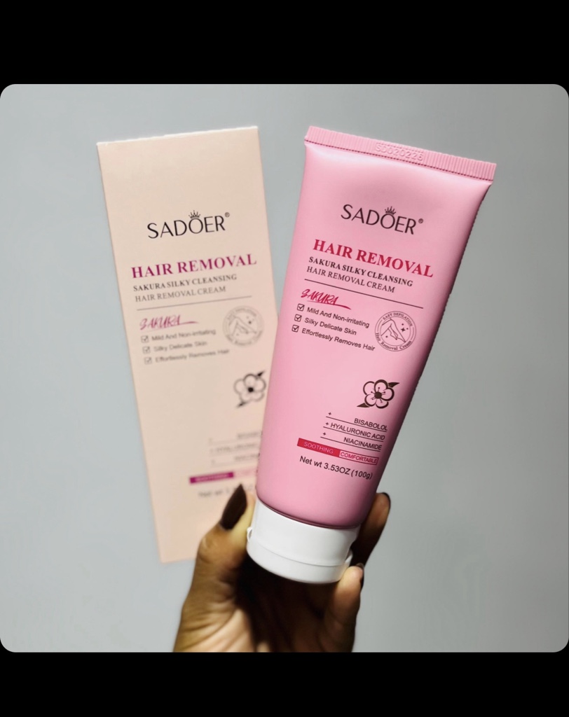 SADOER crema depilatoria rosa
