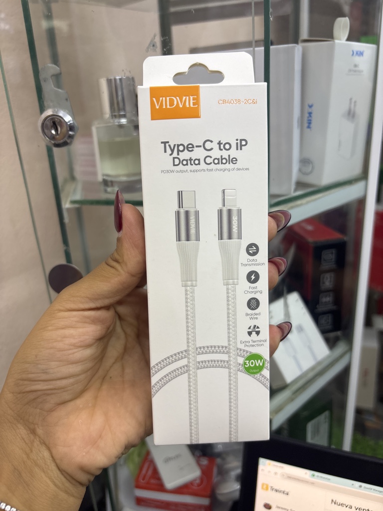 Cable vidvie tipo c a iPhone