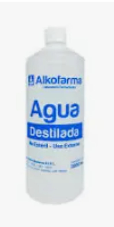 AGUA DESTILADA X LITRO ALKOFAR