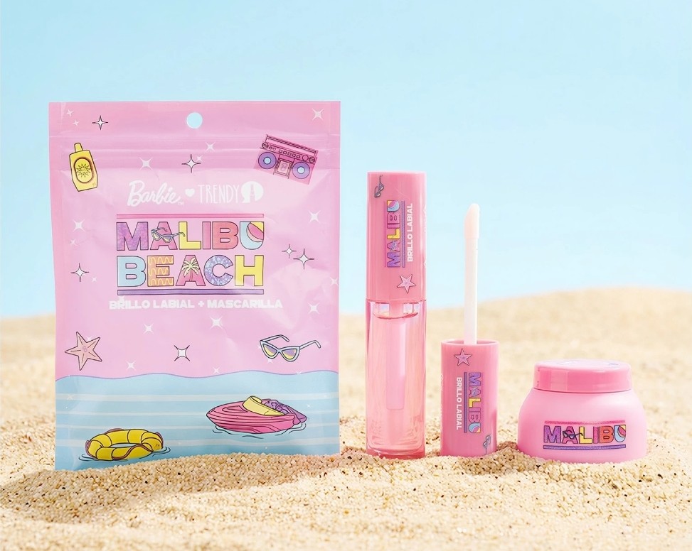 Kit Gloss + mascarilla Barbie Malibu