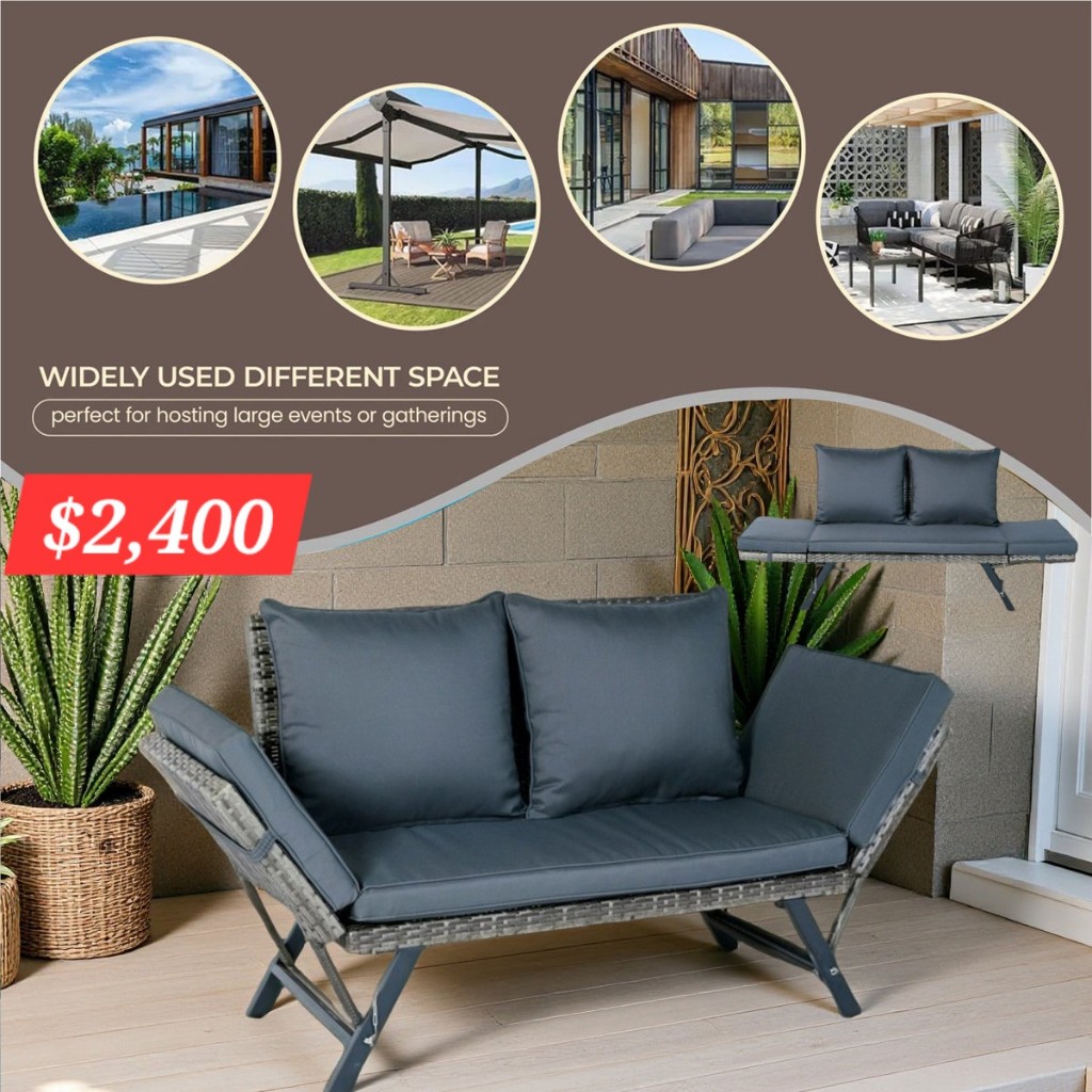 Sillon gris exterior