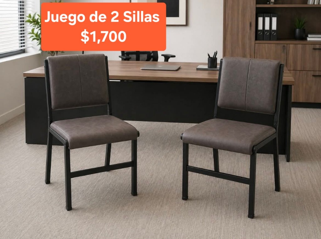 Sillas café 2pz