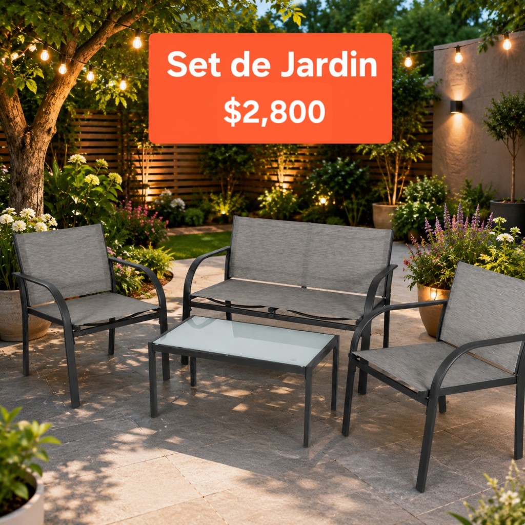Set de jardín 3pz