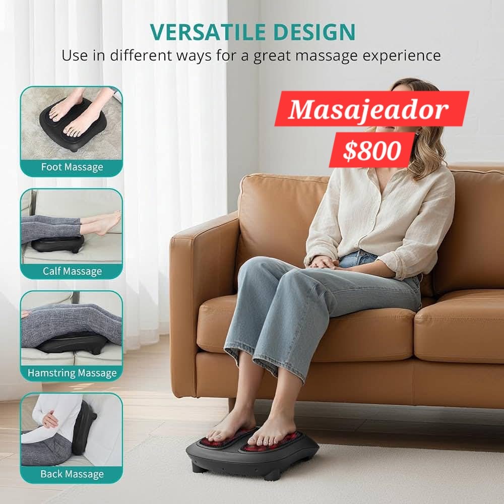 Masajeador negro para pies