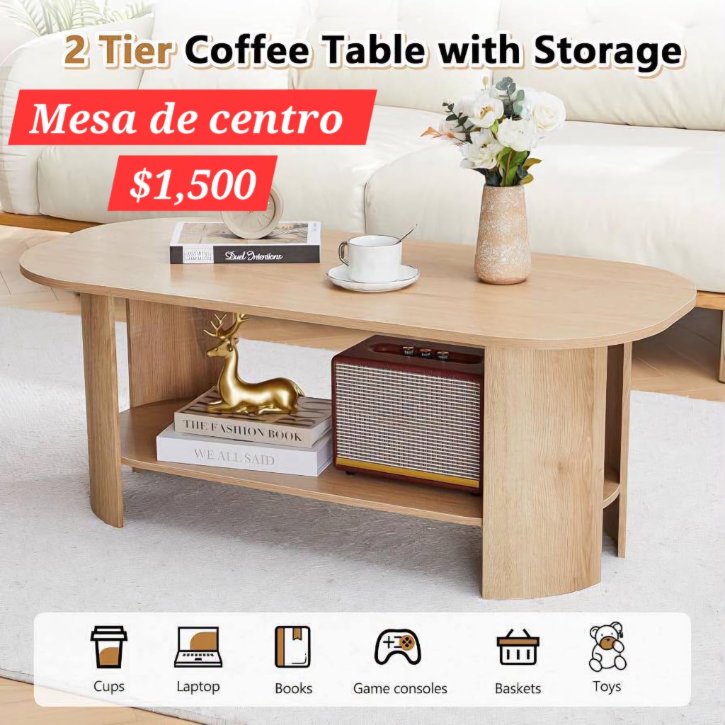 Mesa de centro 2 niveles