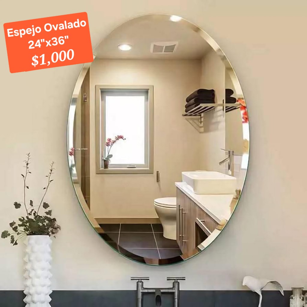 Espejo ovalado 24x36