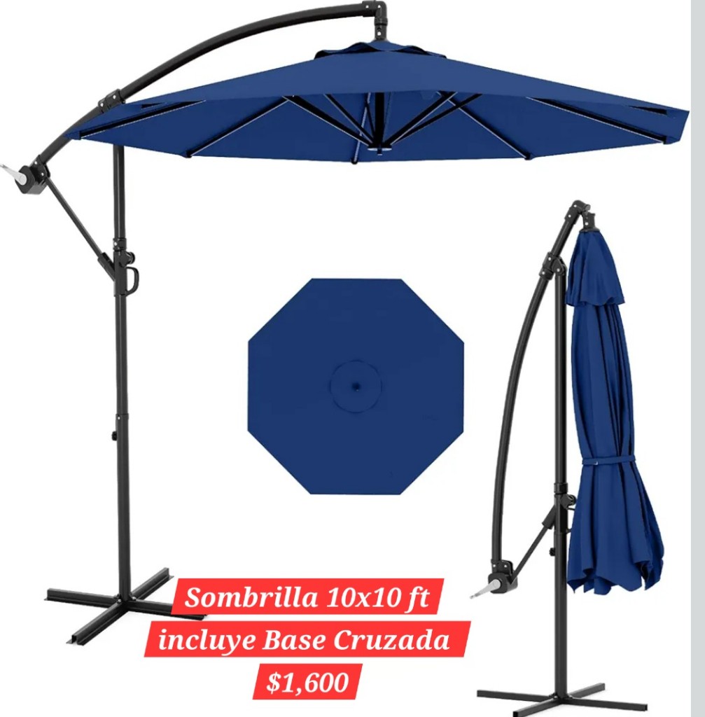 Sombrilla 10x10 ft
