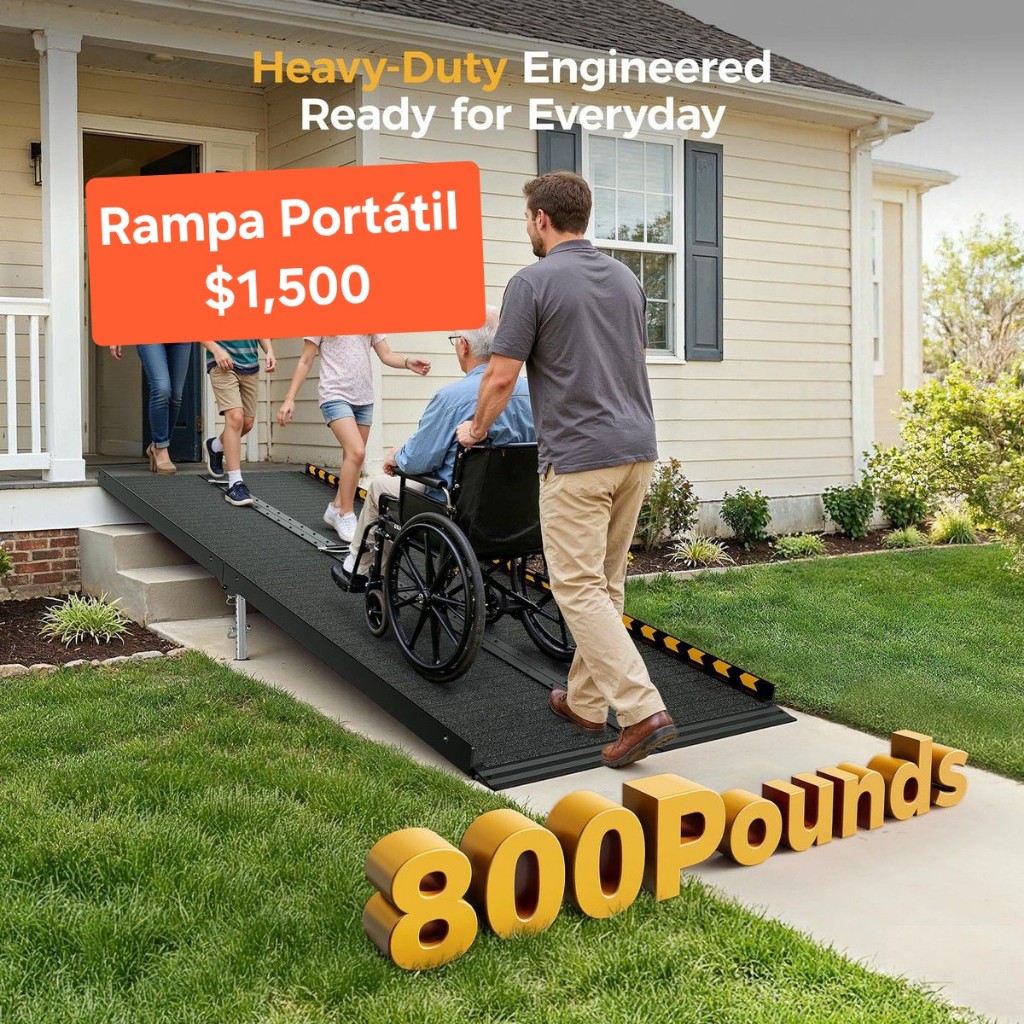 Rampa portátil 800 lbs