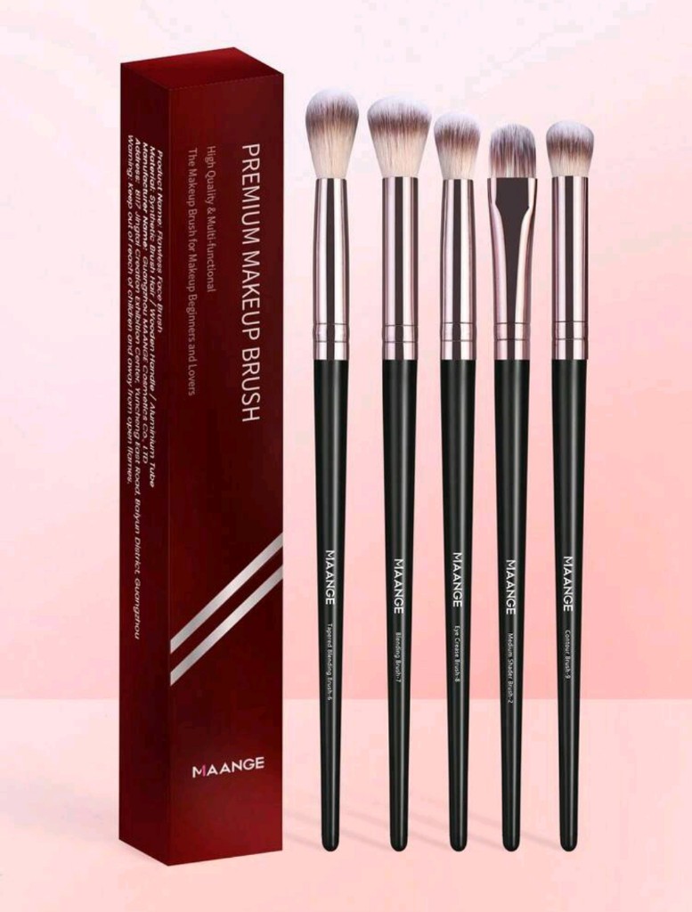 MAANGE set brochas 5 pc negras