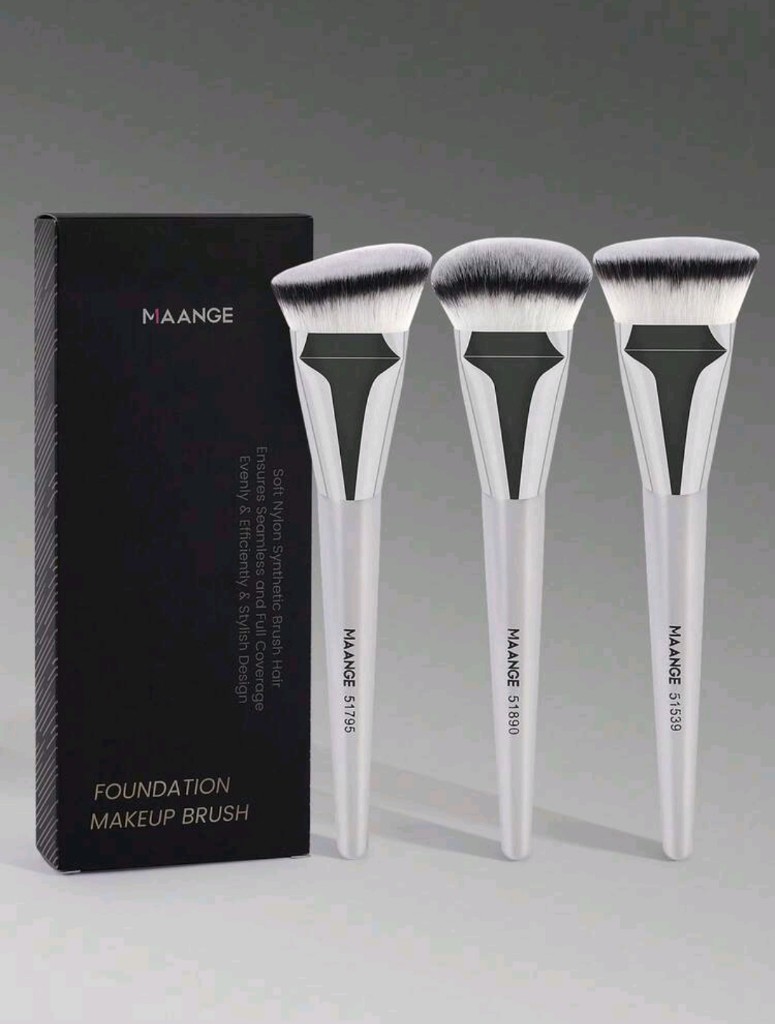 MAANGE set brochas 3 pc plateada