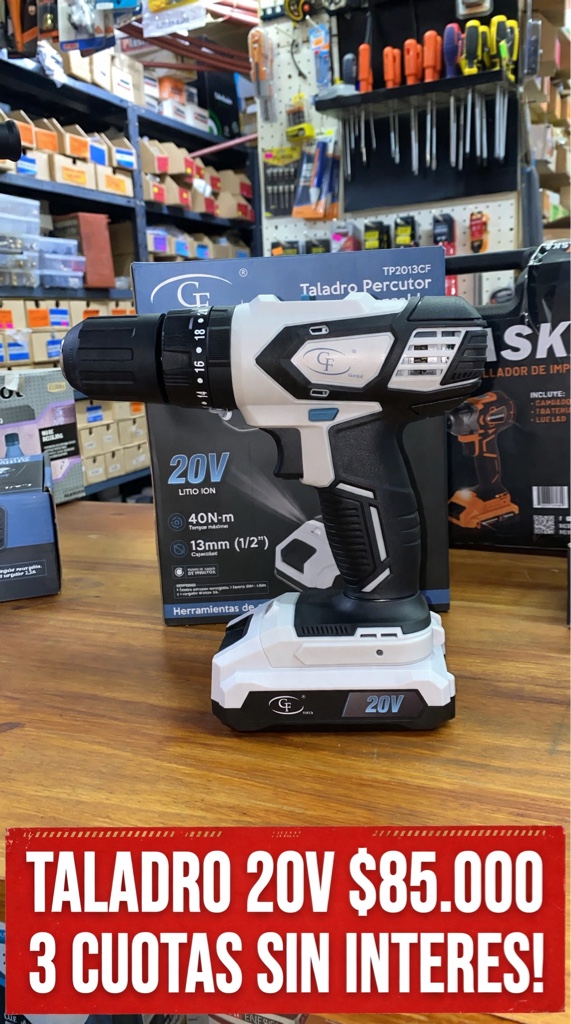 Taladro 20v