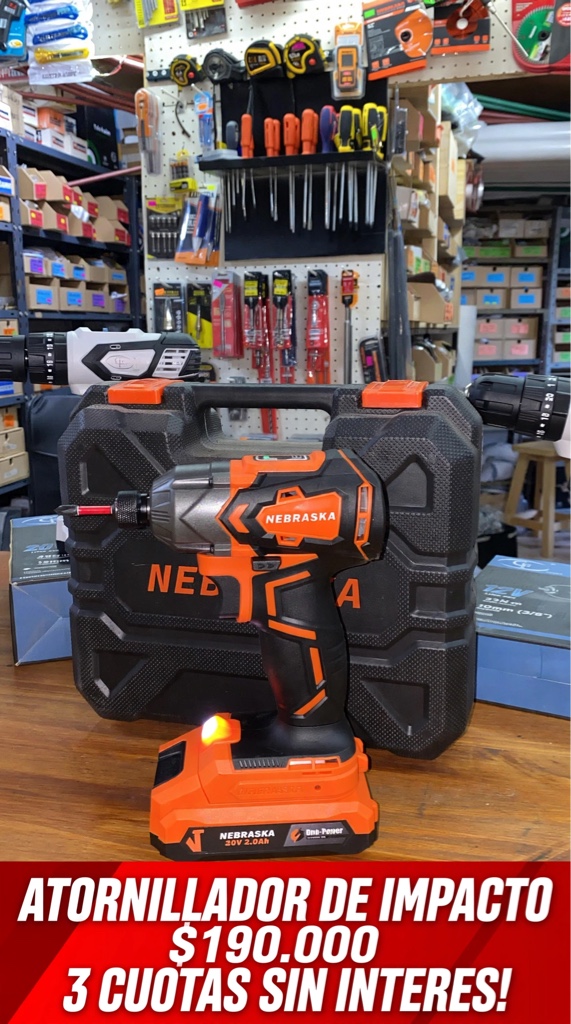 Atornillador de impacto 20v