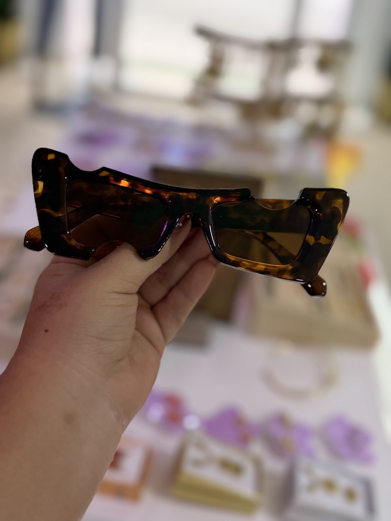 Gafas carey rectangulares