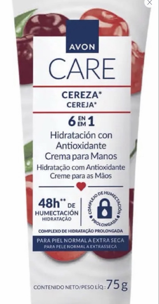 Avon Care crema manos cereza 75g