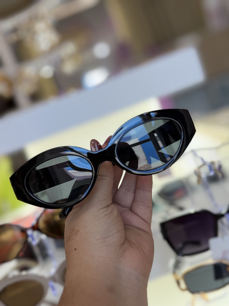 Gafas negras cat eye