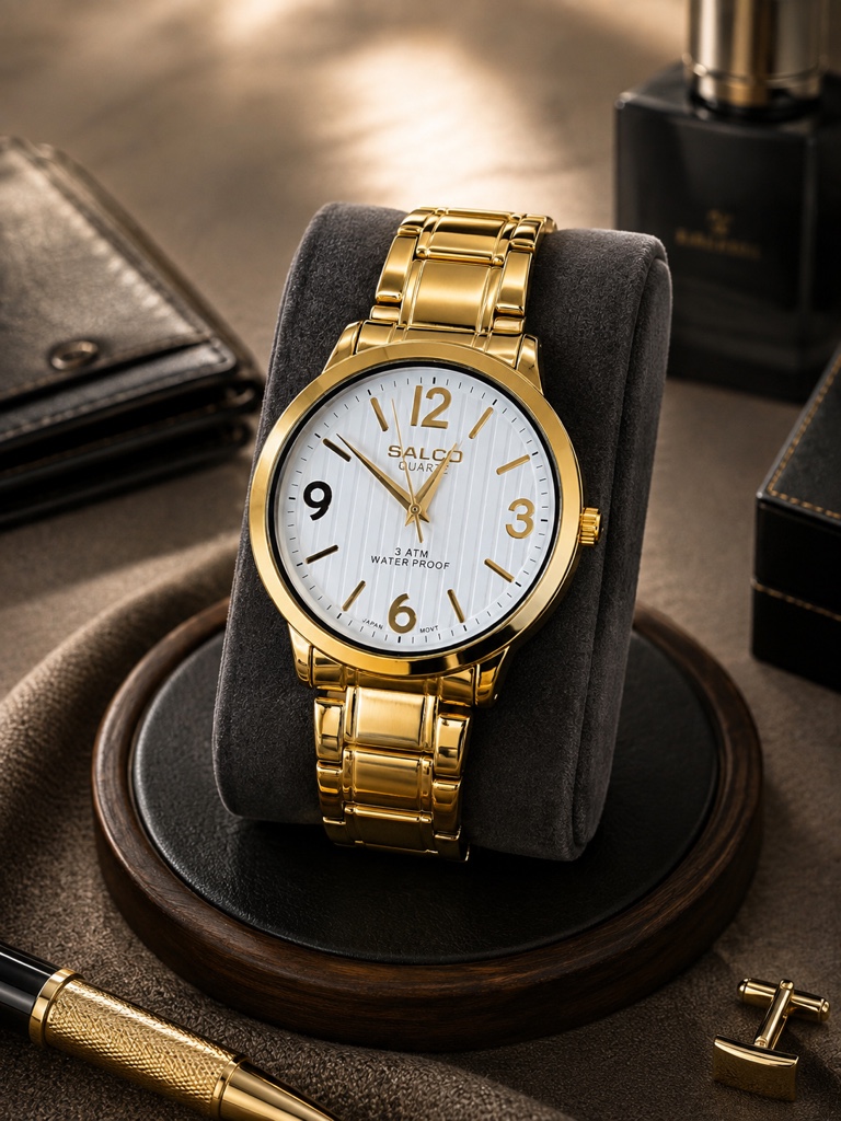 Salco reloj dorado