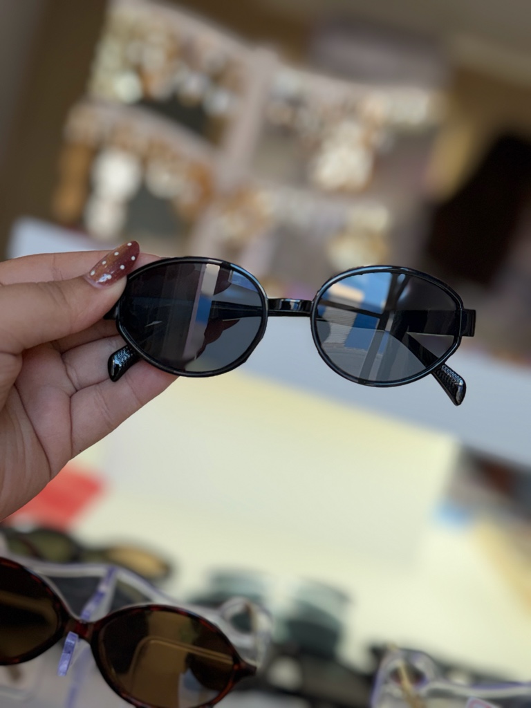 Gafas negras redondas para niñas