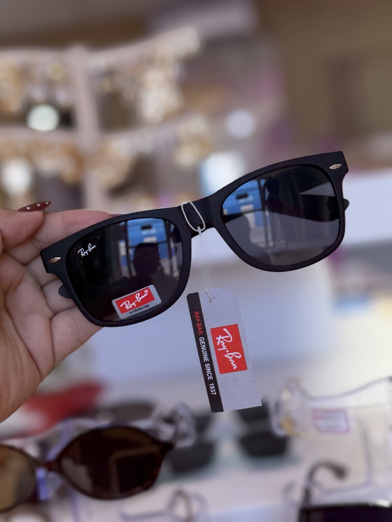 Ray-Ban gafas negras para hombre