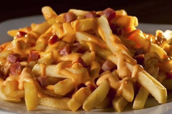 Batata Cheddar e bacon