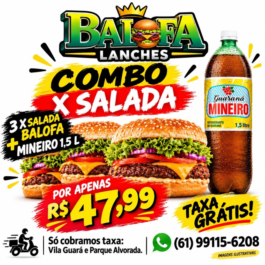 Balofa Combo X Salada  Mineiro 1,5L