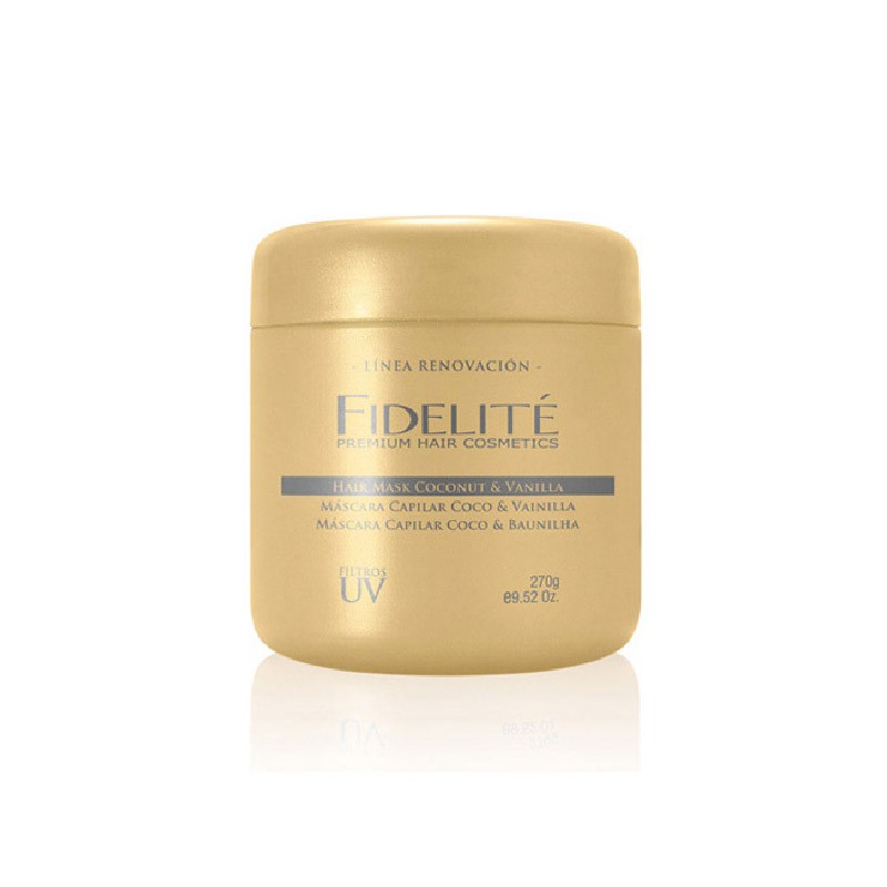 Máscara capilar Fidelite-coco y vainilla 270g