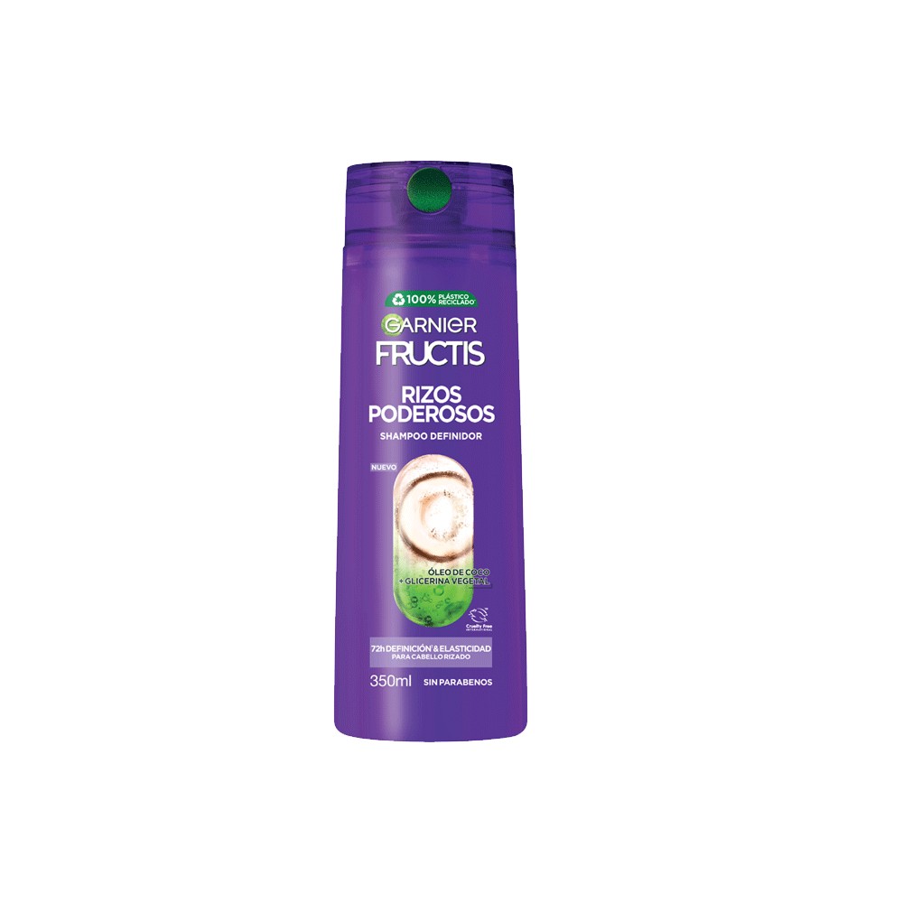 Shampoo Fructis-Rizos Poderosos 350ml
