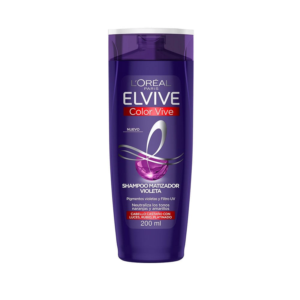 Shampoo Matizador Elvive-Violeta 200ml