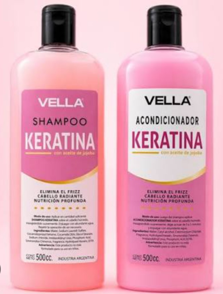 Shampoo Vella-Keratina 500ml