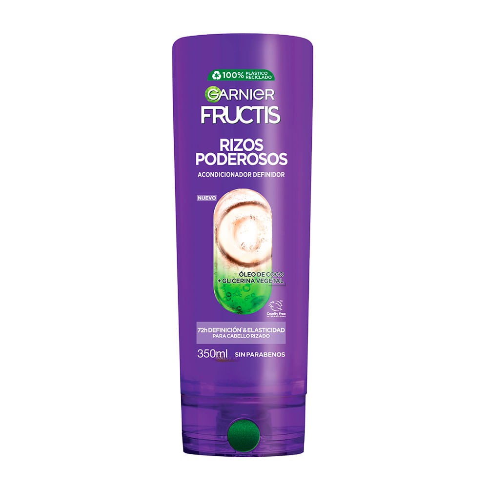 Acondicionador Fructis-Rizos Poderosos 350ml