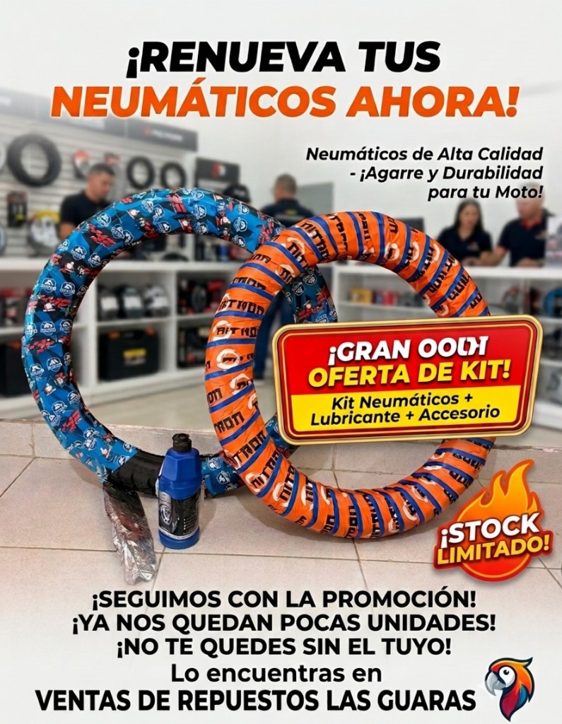 Kit neumaticos moto
