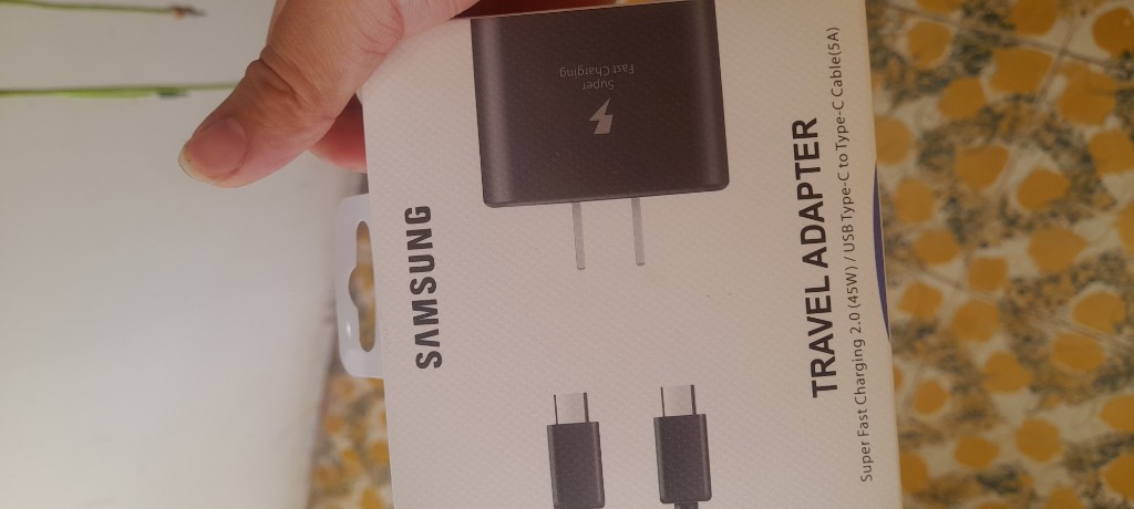 Samsung cargador 45W negro