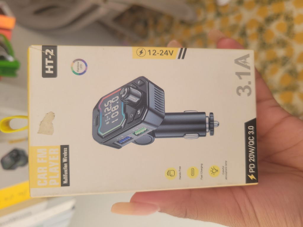 HT-2 cargador para carro FM