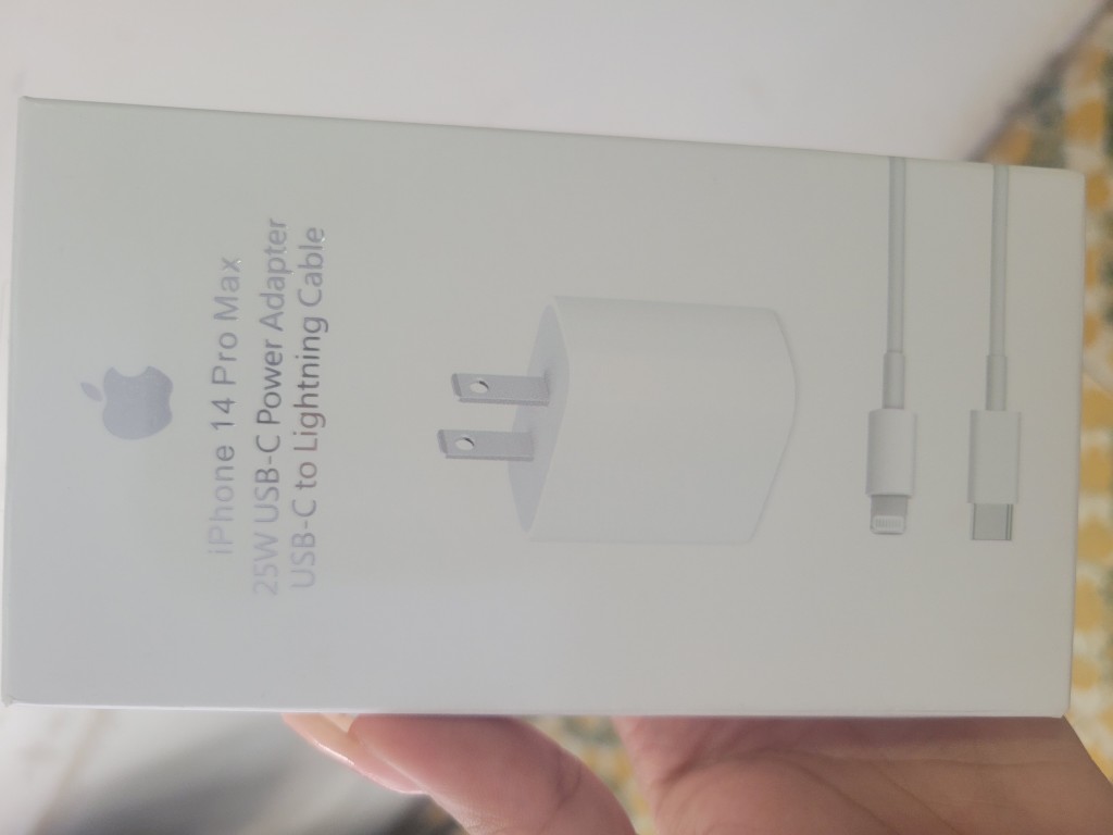 Apple cargador blanco 25W