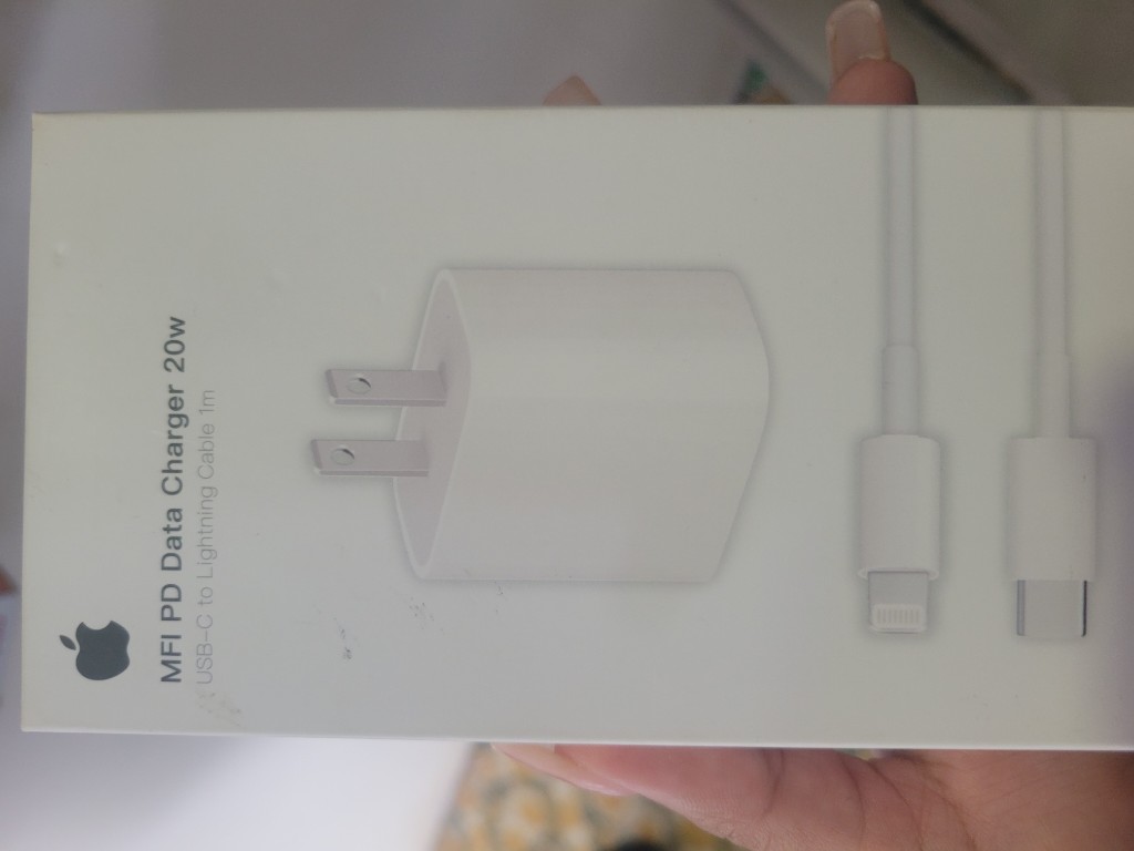 Apple cargador blanco 20W