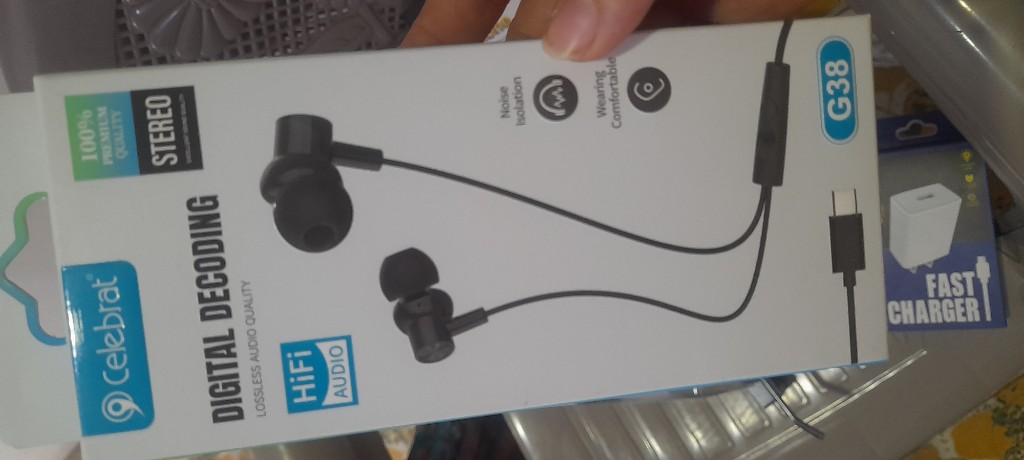 Celebrat G38 audifonos negros stereo