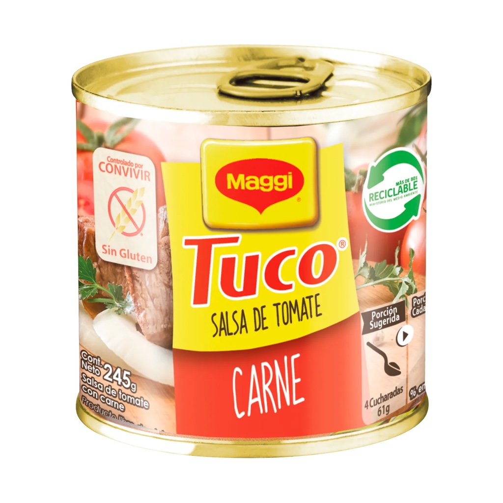 Maggi Tuco Salsa de Tomate Carne