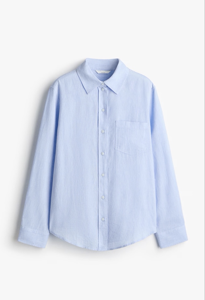 Light Blue Button-Up Shirt