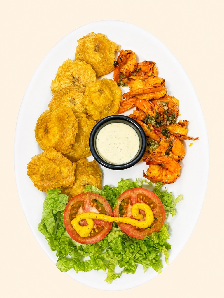 Camarones a la parrilla
