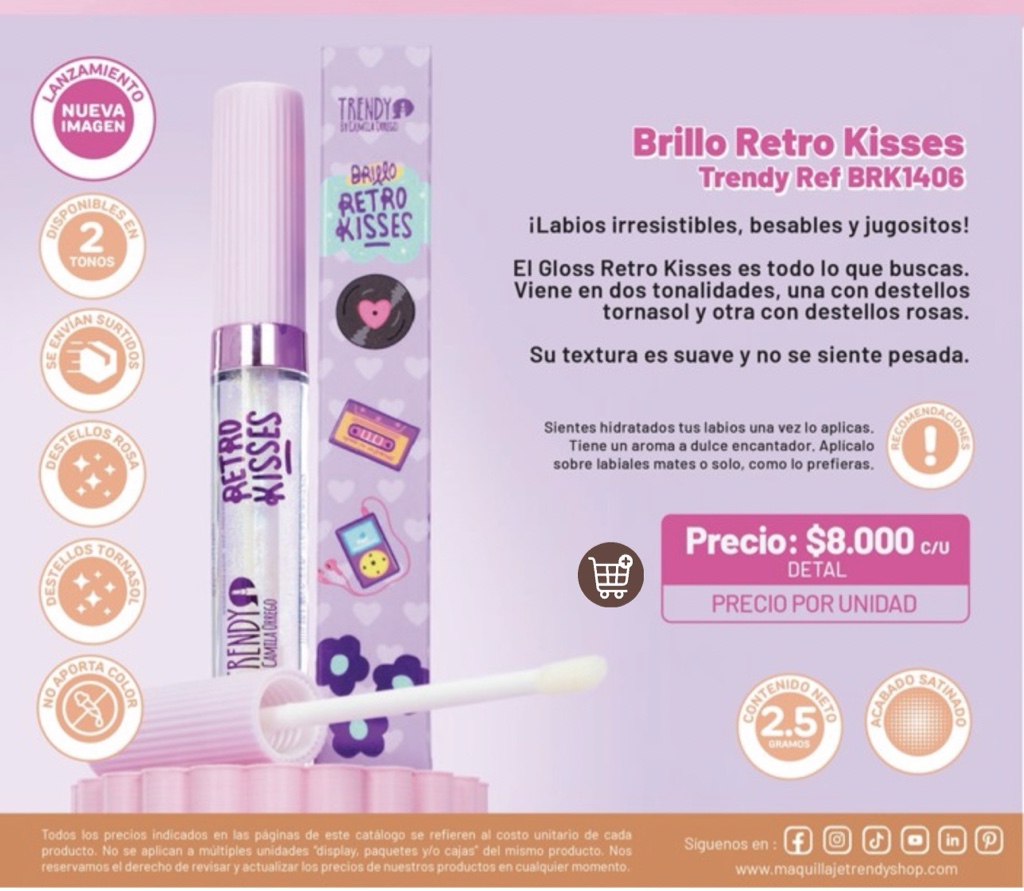 Brillo Retro Kisses