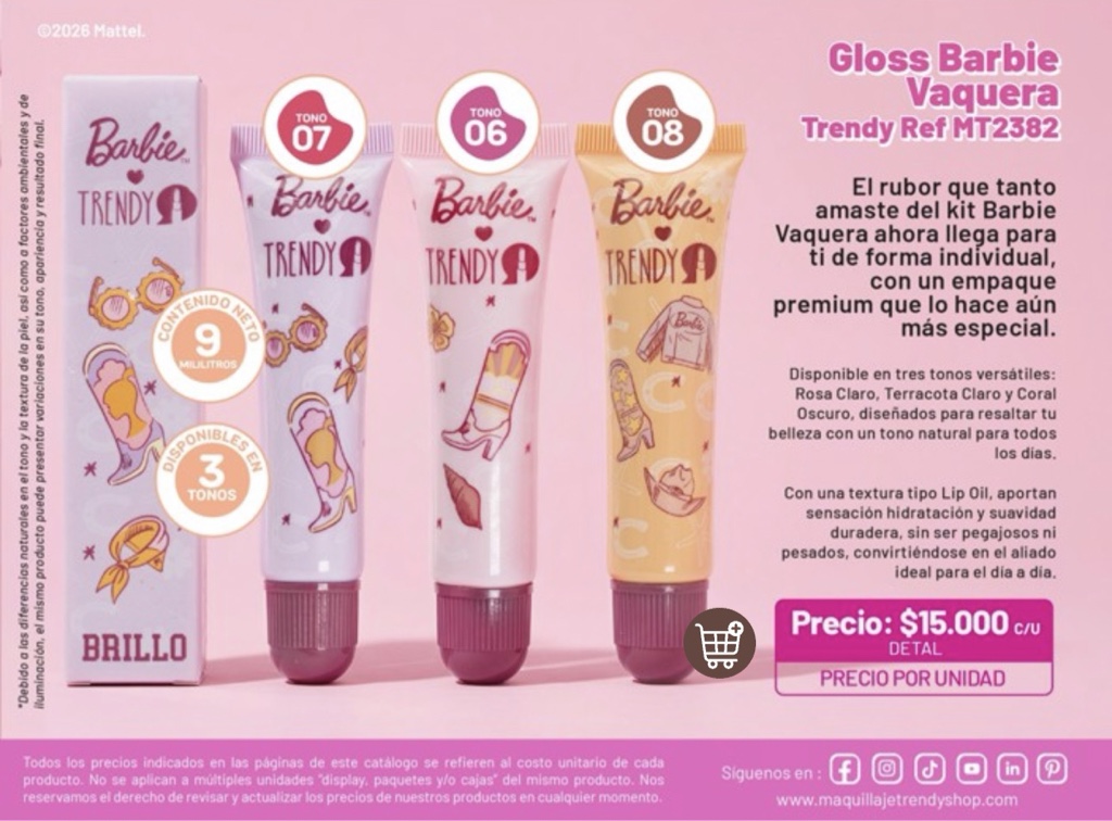 Gloss Barbie Vaquera