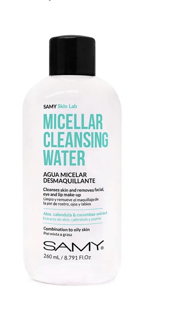 SAMY Skin Lab agua micelar desmaquillante