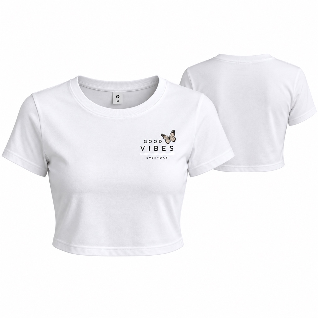 CROP TOP BLANCO SUBLIMABLE