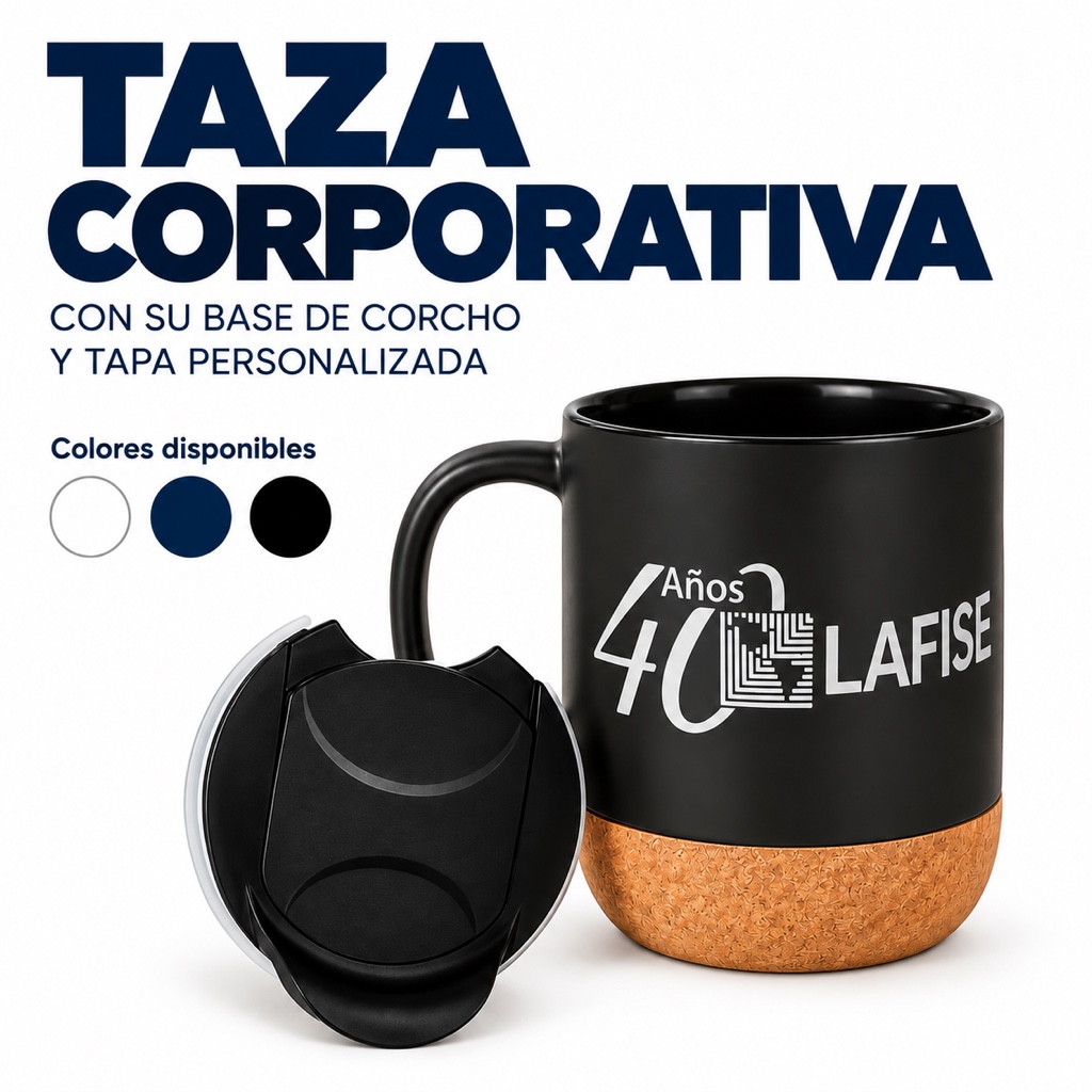 TAZA CORP BASE CORCHO Y TAPA PERS.