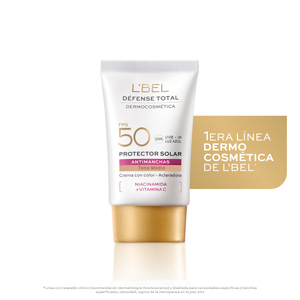 Defense Total Protector Solar FPS 50 Antimanchas Tono Medio L'bel.