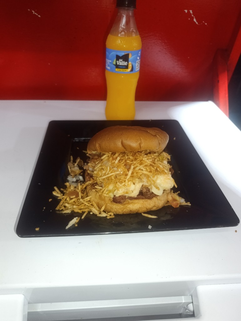 Hamburguesa con carne y queso