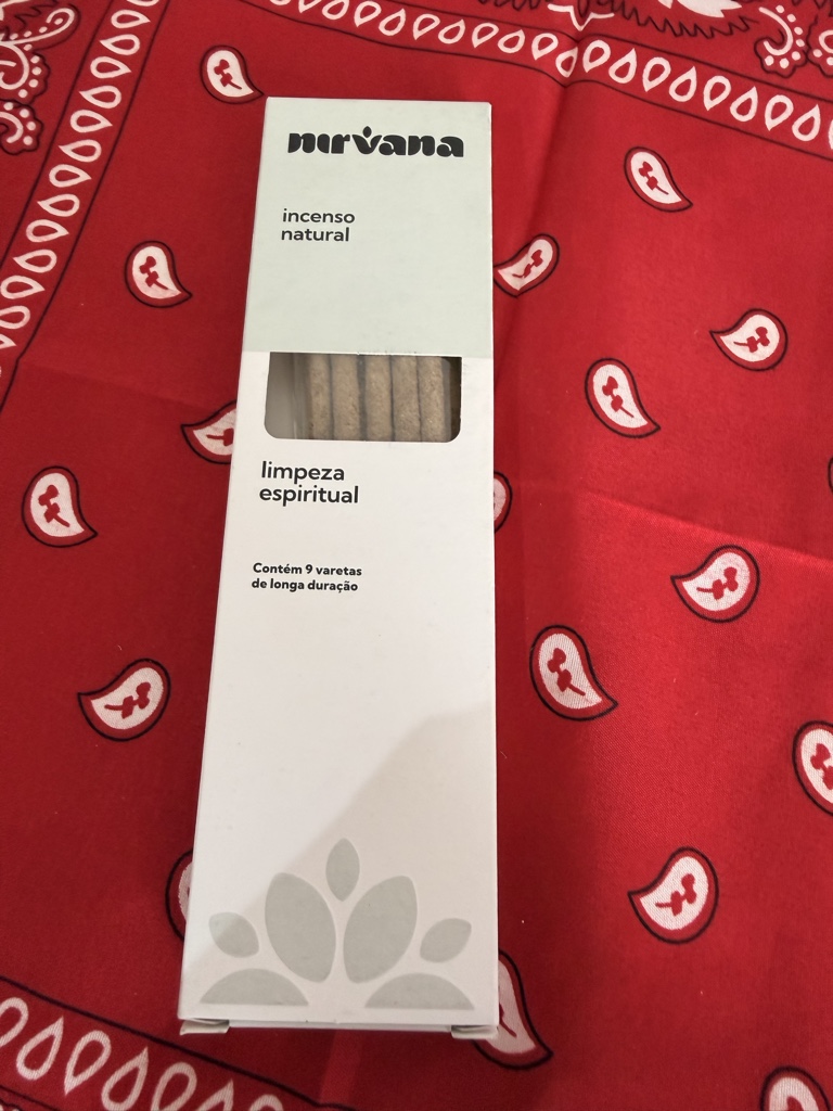 Nirvana Incenso Natural Limpeza Espiritual
