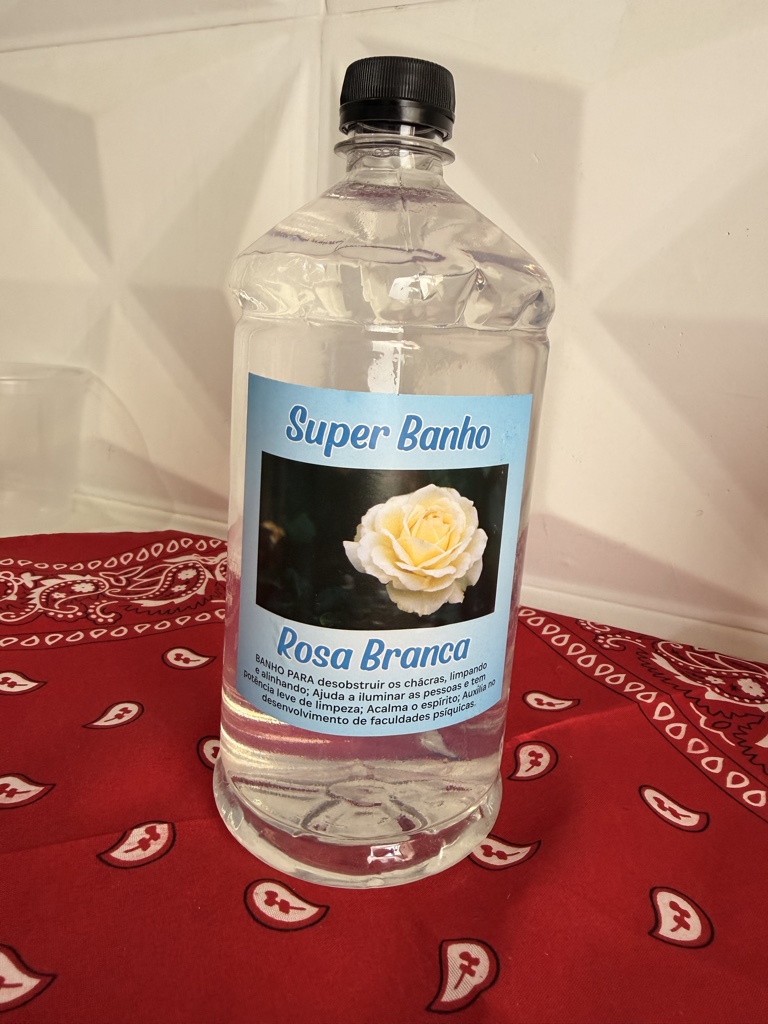 Super Banho Rosa Branca 1 litro