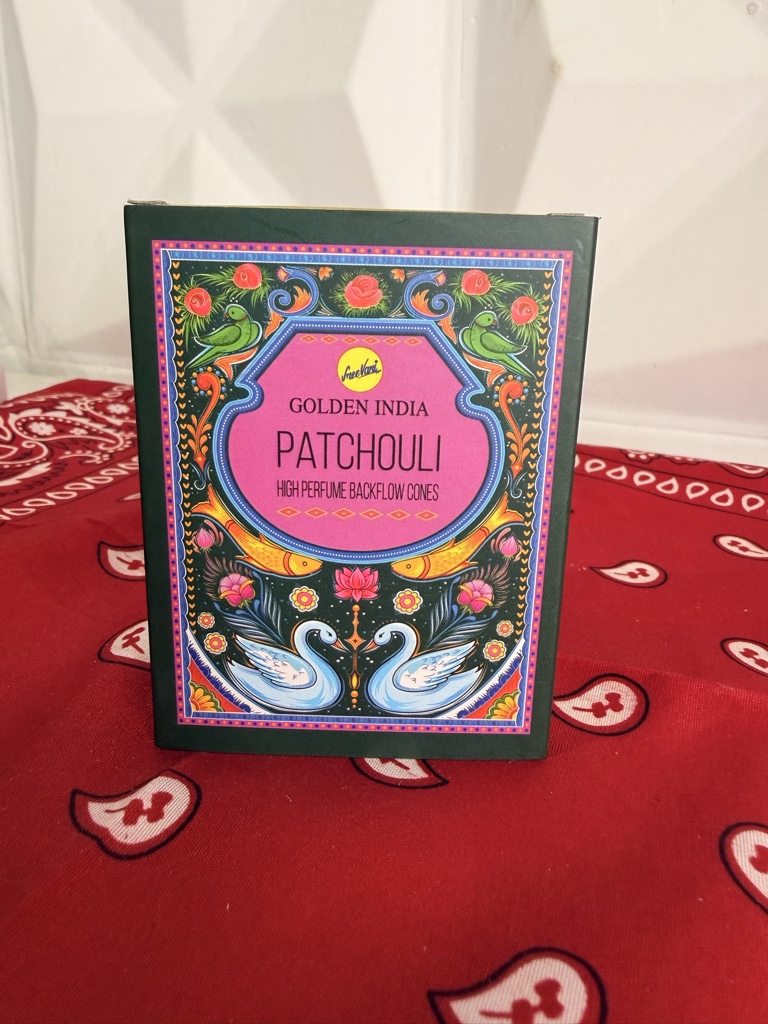 Incenso Cascata-Golden India Patchouli cones