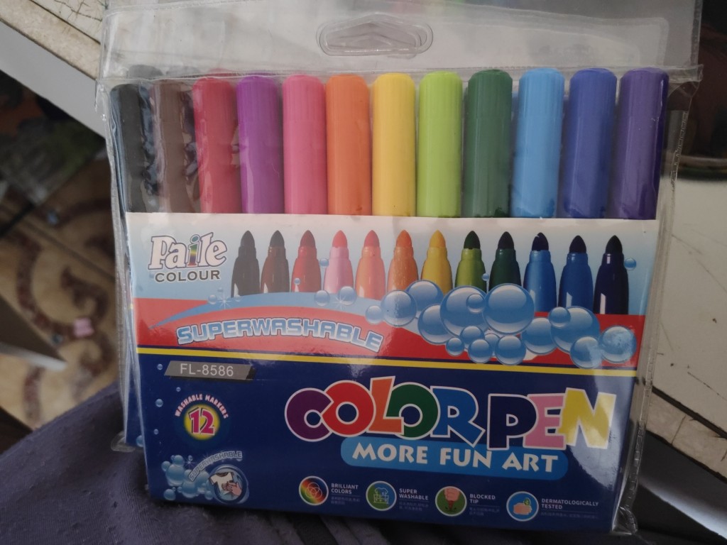 Lápices Scripto 12 colores jumbo